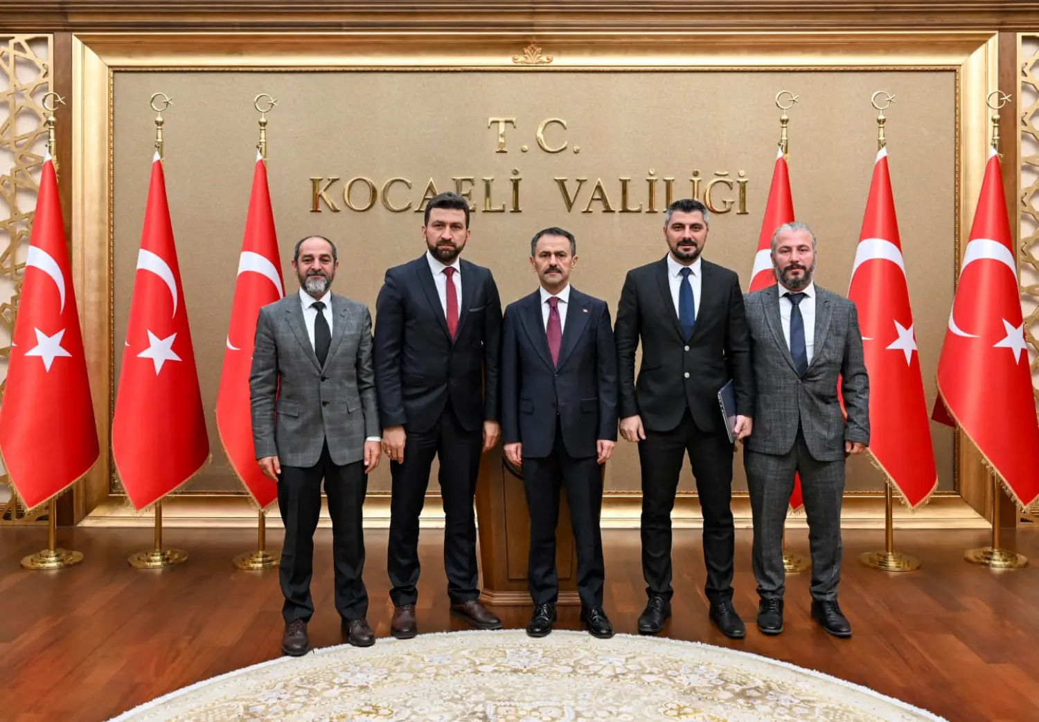 Avusturya İslam Federasyonu Başkanı Yasin Çakmak ve federasyon yetkilileri, Valimiz