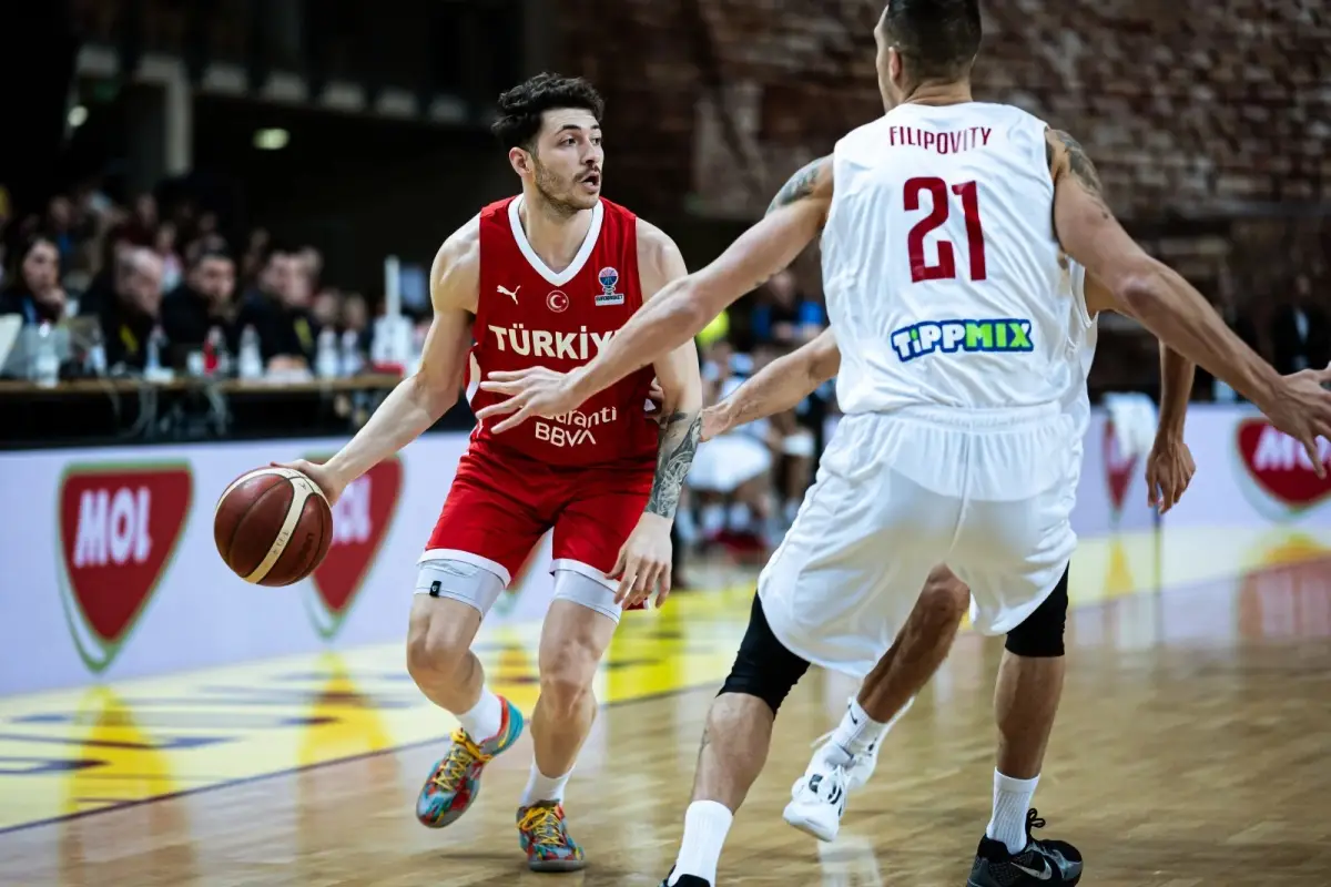 FIBA EuroBasket 2025 Elemeleri B Grubu 4. maçında A Milli