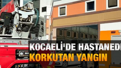 Kocaeli Üniversitesi Tıp Fakültesi Hastanesi'nin kafeterya bölümünde çıkan yangın korkuttu.