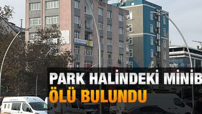 Kocaeli'nin Gebze ilçesinde park halindeki minibüsten kötü koku gelmesi üzerine