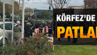 Kocaeli'nin Körfez ilçesinde bulunan bir rafineride şiddetli patlama meydana geldi.