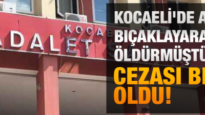 Kocaeli'nin İzmit ilçesinde tartıştığı arkadaşını bıçaklayarak öldürdüğü gerekçesiyle yargılanan sanığa