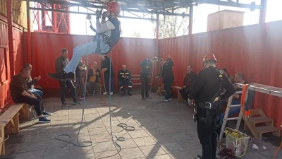 Kocaeli Büyükşehir Belediyesi İtfaiye Dairesi Başkanlığı, MİMAŞ firması personellerine eğitim