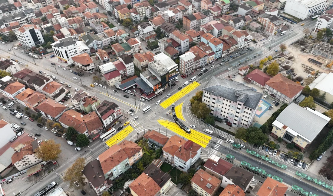 Mehmet Ali Paşa durağı Şehir Hastanesi güzergahı kesişiminde yaya güvenliği