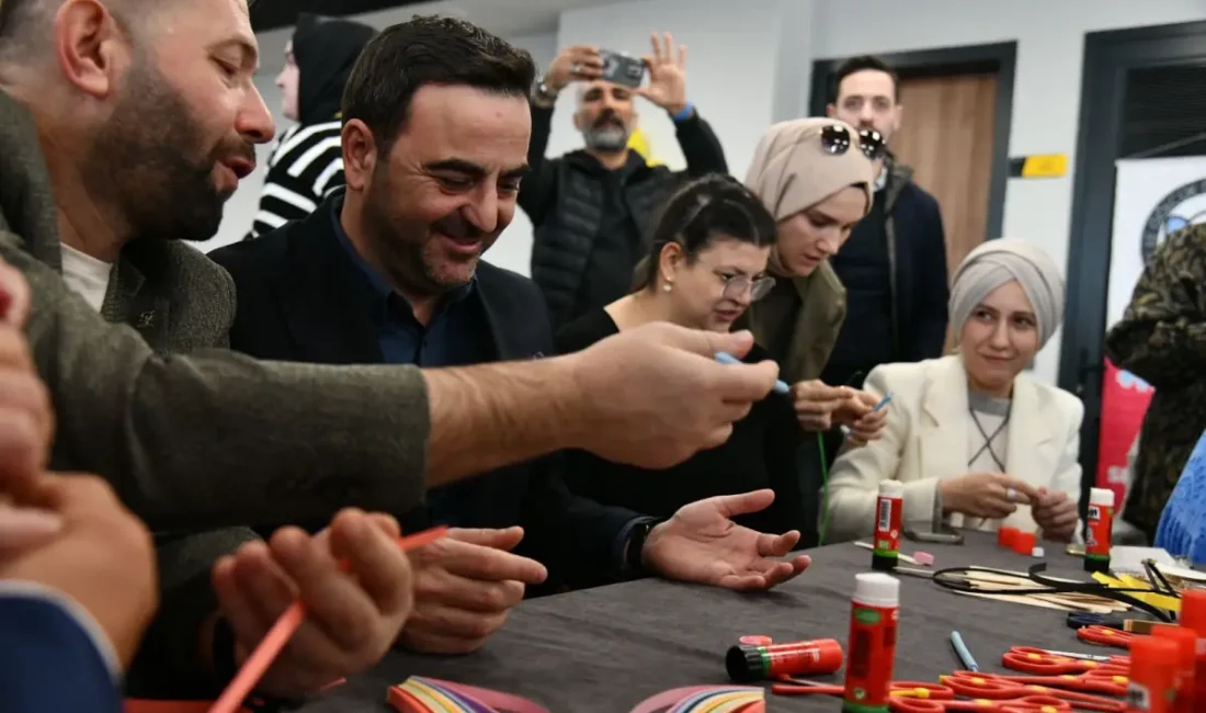 Başiskele'de Dünya Engelliler Günü dolayısıyla engelsiz sanat atölyesi düzenlendi. Özel