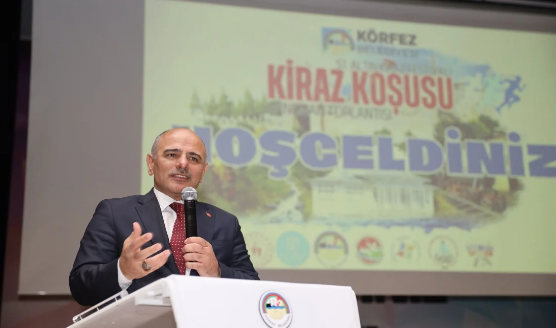 Körfez Belediyesi tarafından düzenlenecek olan Kiraz Koşusu için tanıtım toplantısı