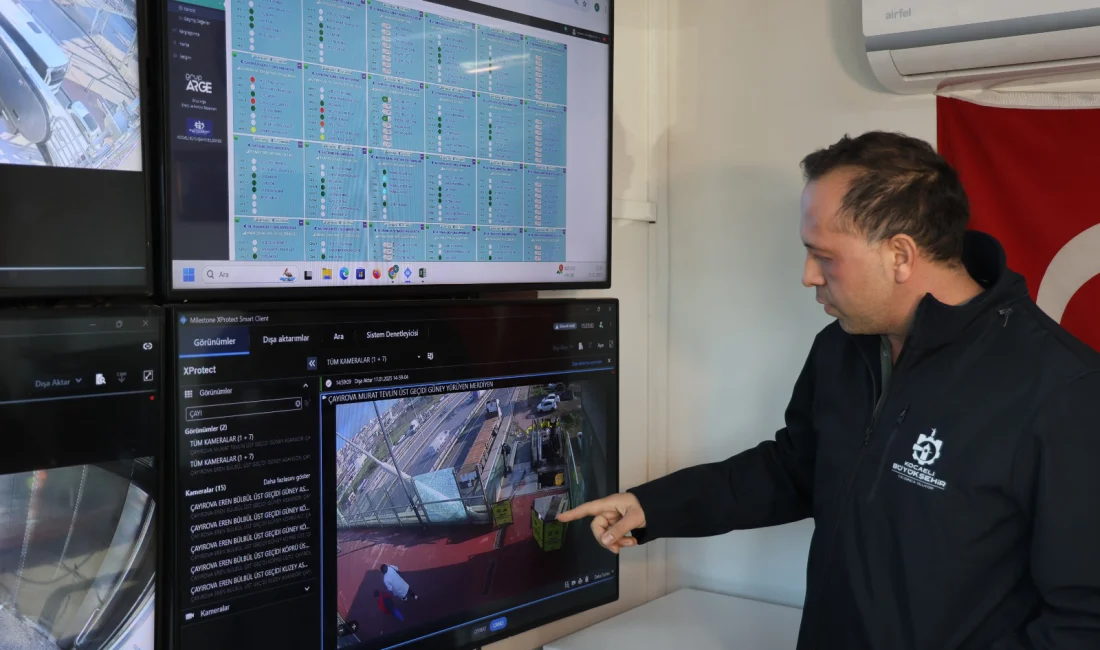 Büyükşehir’e bağlı tesis ve parklardaki enerji sistemleri uzaktan takip edilerek