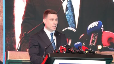 AK Parti Kocaeli İl Gençlik Kolları Kongresinde konuşan , Doğan