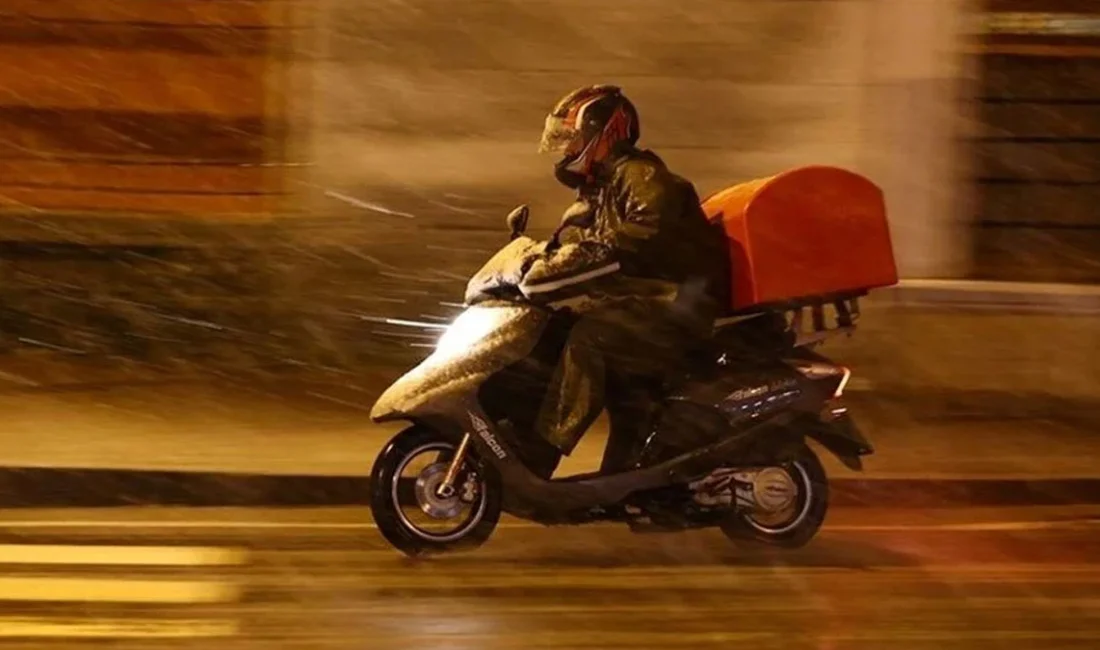 Kocaeli Valiliği, olumsuz hava koşulları ve buzlanma tehlikesi nedeniyle motosiklet,