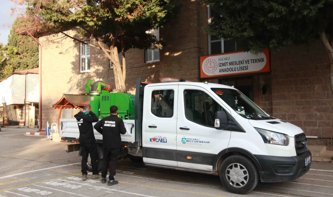 Kocaeli'de yarıyıl tatilinde 890 okulda haşere ve kemirgenlere karşı ilaçlama