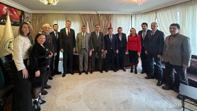 Rusya Cumhuriyeti Ankara Büyükelçiliği Ticaret Müsteşarı Aydar Gashıgullın ve Ticaret