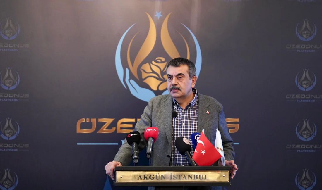 Milli Eğitim Bakanı Yusuf Tekin, "2002'deki derslik sayısını ikiye katlamış