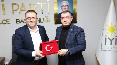 Derince Belediye Başkanı Av. Sertif Gökçe, ilçedeki siyasi partileri ziyaret