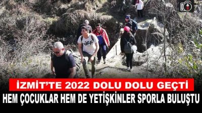 İzmit’te 2022 yılında gerçekleştirilen organizasyonlarla binlerce kişi sporla buluşturuldu