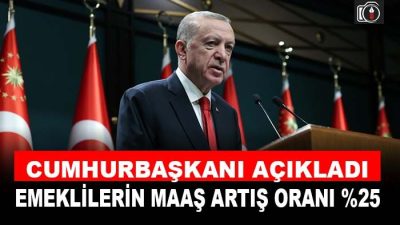 Emeklilerin maaş artık oranı belli oldu. Cumhurbaşkanı açıkladı. Emeklilerin maaş