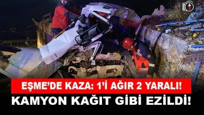 Kaza Sakarya-Kocaeli il sınırında meydana geldi. Sürücüsünün kontrolünden çıkan et
