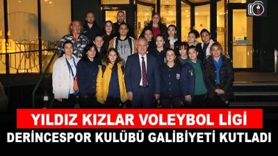 Derince Belediye Başkanı Zeki Aygün, Yıldız Kızlar Voleybol Ligi’nde mücadele