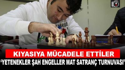 Kocaeli’de Yetenekler Şah Engeller Mat Satranç Turnuvasında kıyasıya mücadele edildi