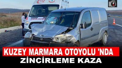 Kuzey Marmara Otoyolu Kocaeli geçişinde tır, otomobil ve hafif ticari