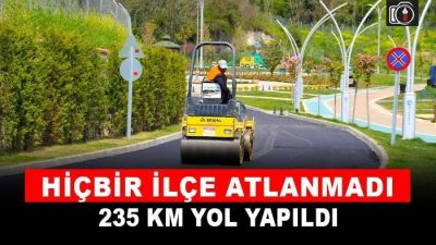 Kocaeli’de 2022’de 235 km yol çalışması yapıldı. Kocaeli Büyükşehir Belediyesi,