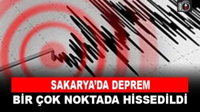 Sakarya’da deprem. Sakarya’nın arifiye ilçesinde  deprem meydana geldi. Deprem