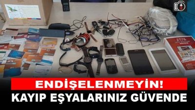 Kocaeli’nin ortak kullanıma açık tüm alanlarında unutulan eşyalar Kocaeli Büyükşehir