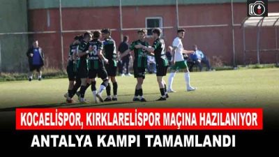 Kocaelispor kafilesi Antalya kampını tamamlayıp kente döndü.  Kocaelispor bugün