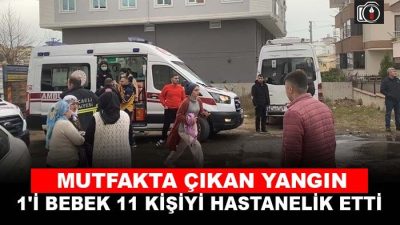 Darıca’da çıkan yangın sonrasında 1’i bebek, 3’ü çocuk olmak üzere