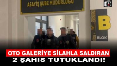 Başiskele’de bulunan bir oto galeriye silahlı saldırı düzenleyen 2 şahıs