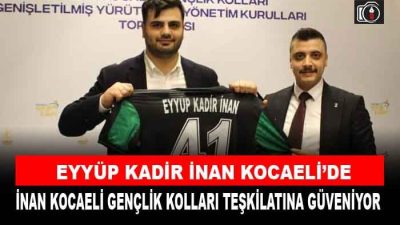 AK Parti Gençlik Kolları Genel Başkanı Eyyüp Kadir İnan teşkilat