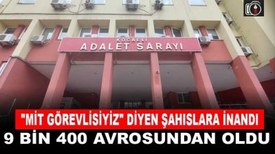 Kocaeli’de inanılmaz dolandırıcılık | Kocaeli’de yurt dışına çıkma yasağı olan