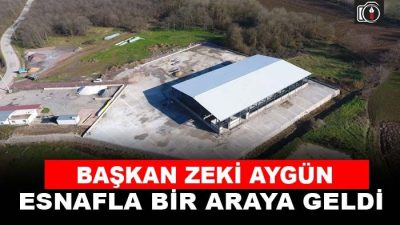 Başkan Aygün esnafla bir arada | Tarımsal Kalkınma Projesini hayata