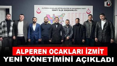 Alperen Ocakları İzmit’te yeni yönetim | Alperen Ocakları İzmit İlçe