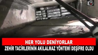 Uyuşturucu tacirlerinin yöntemleri deşifre oldu. İlk sevkiyat başarısız olunca rotayı
