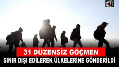 Kocaeli’de 31 düzensiz göçmen sınır dışı edildi | Kocaeli’de yurda
