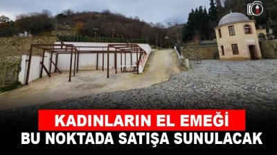 Gölcük’te el emeği ürün satış noktası | Gölcük’te kadınların el