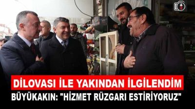 Tahir Büyükakın: “hizmet rüzgarı estiriyoruz” Kocaeli Büyükşehir Belediye Başkanı Tahir