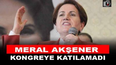 Meral Akşener kongreye katılamadı.  İYİ Parti Kocaeli İl kongresine