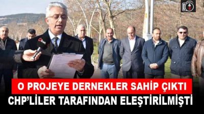 Dilovası’nda o projeye dernekler sahip çıktı. Kocaeli Büyükşehir Belediyesi’nin Dilovası