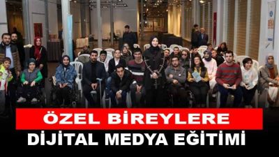 Kocaeli’de özel bireylere dijital medya eğitimi verildi. “Sanat İçin Ben
