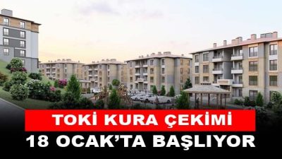 Kocaeli’de TOKİ kura çekimi 18 Ocak’ta Başlıyor. Kocaeli’de yapımı tamamlanan