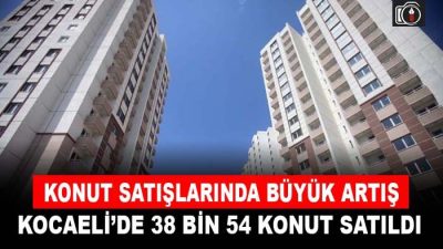 2022’de Kocaeli’de satılan konut sayısı 38 bin 54  |