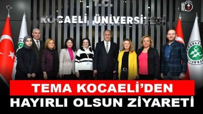 TEMA Kocaeli’den rektöre hayırlı olsun ziyareti  | TEMA Vakfı