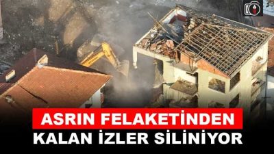 Gölcük’te depremden kalan izler siliniyor | Marmara Depremi’nde Gölcük’te kalan