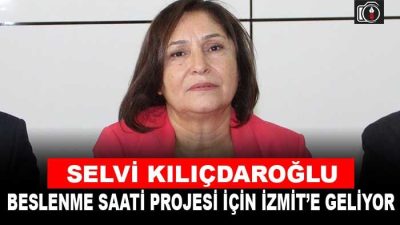 Selvi Kılıçdaroğlu İzmit’e geliyor | CHP Genel Başkanı Kemal Kılıçdaroğlu’nun