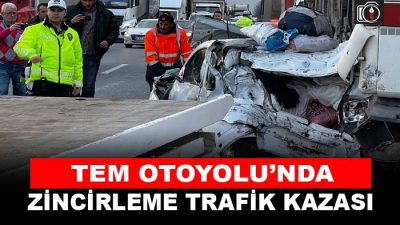 TEM Otoyolu’nda zincirleme kaza | TEM Otoyolu Kocaeli geçişinde 3’ü