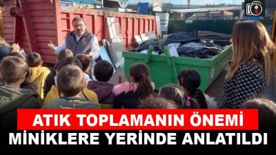 Körfez Sıfır Atık ekibi minikleri ağırladı | Kocaeli’de Türkiye’ye örnek