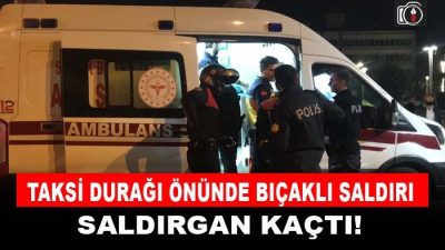 İzmit’te bıçaklı saldırı | İzmit’te taksi durağı önünde bıçaklı saldırıya