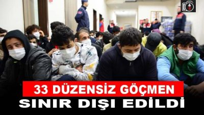 Kocaeli’de 33 düzensiz göçmen sınır dışı edildi | Kocaeli’de yakalanan 33
