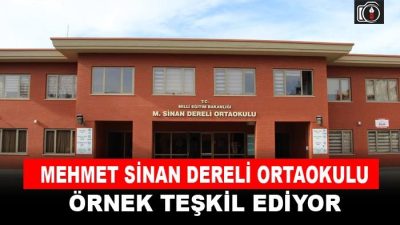 Mehmet Sinan Dereli Ortaokulu Müdürü İsa Dede sorularımızı içtenlikle yanıtladı